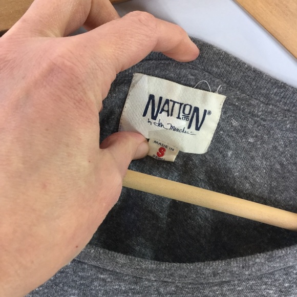Nation LTD ruffle long sleeve banded tee - Picture 8 of 8